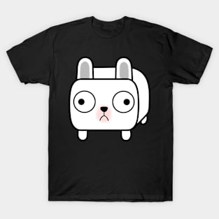 French Bulldog Loaf - White Frenchie T-Shirt